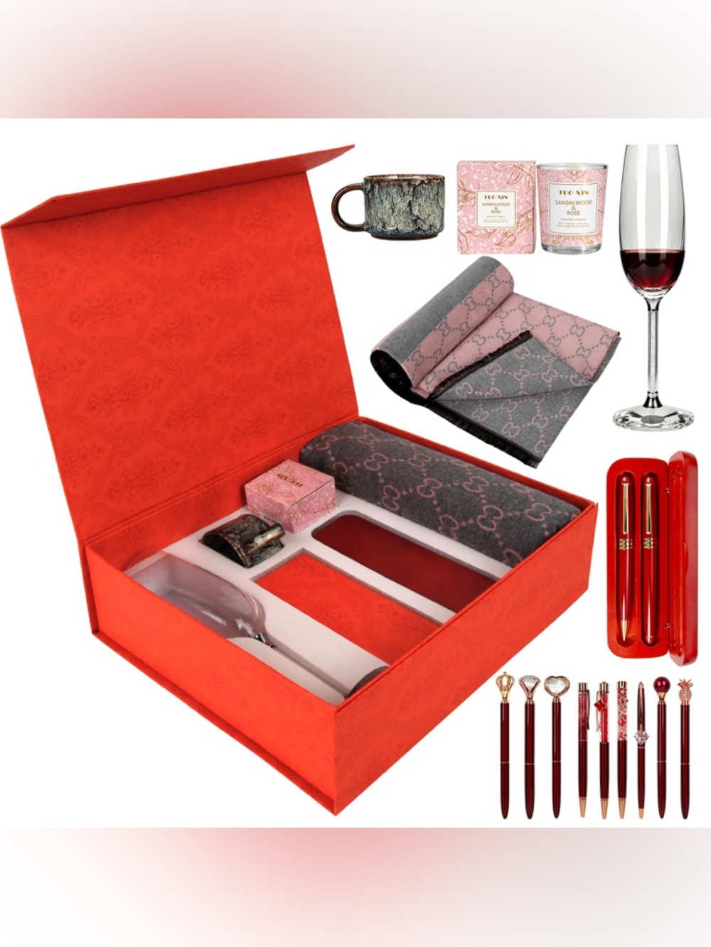 NEW! Luxury All-in-One Gift Box Set for Men Women, 16Pcs